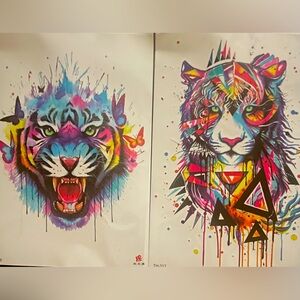 TATTOOS Temporary 12 in all